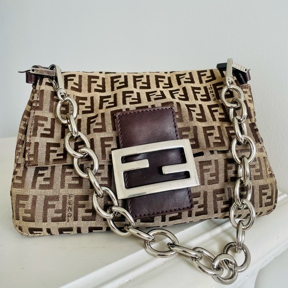 Fendi Handbags - 🌻SOLD🌻 Fendi mini mama zucca baguette
